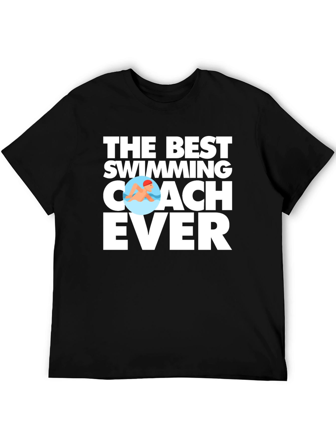 Camiseta Negra: El Mejor Entrenador de Natación