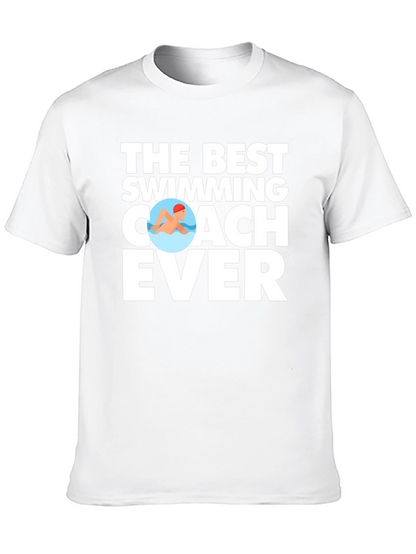 Camiseta Negra: El Mejor Entrenador de Natación