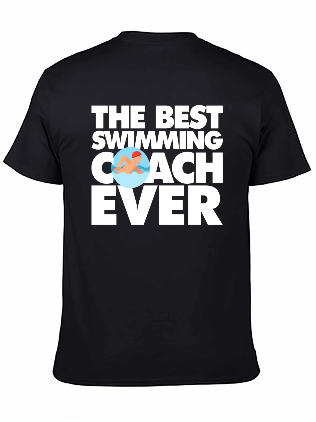 Camiseta Negra: El Mejor Entrenador de Natación