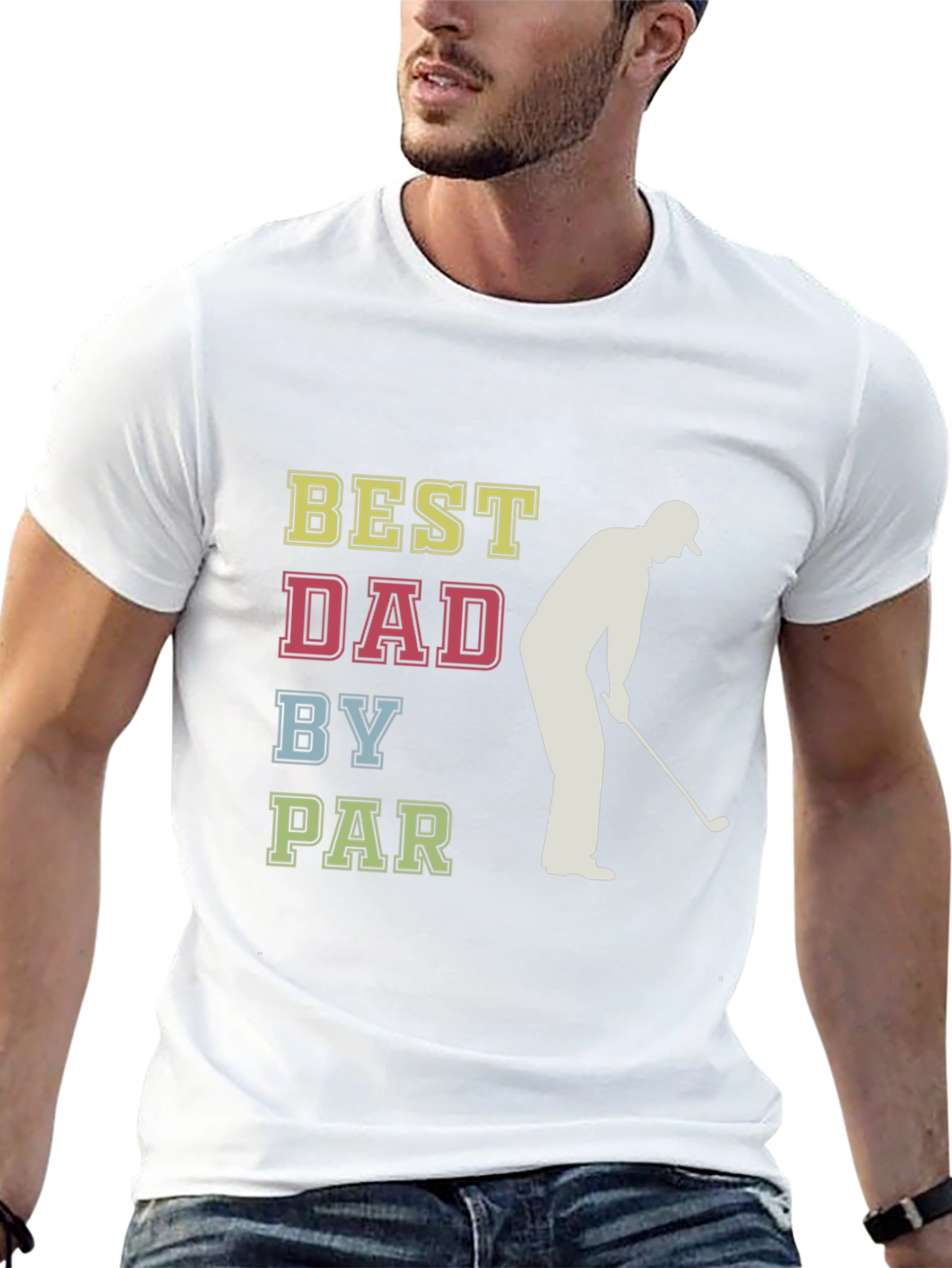 Camiseta Best Dad By Par para Papá Golfista