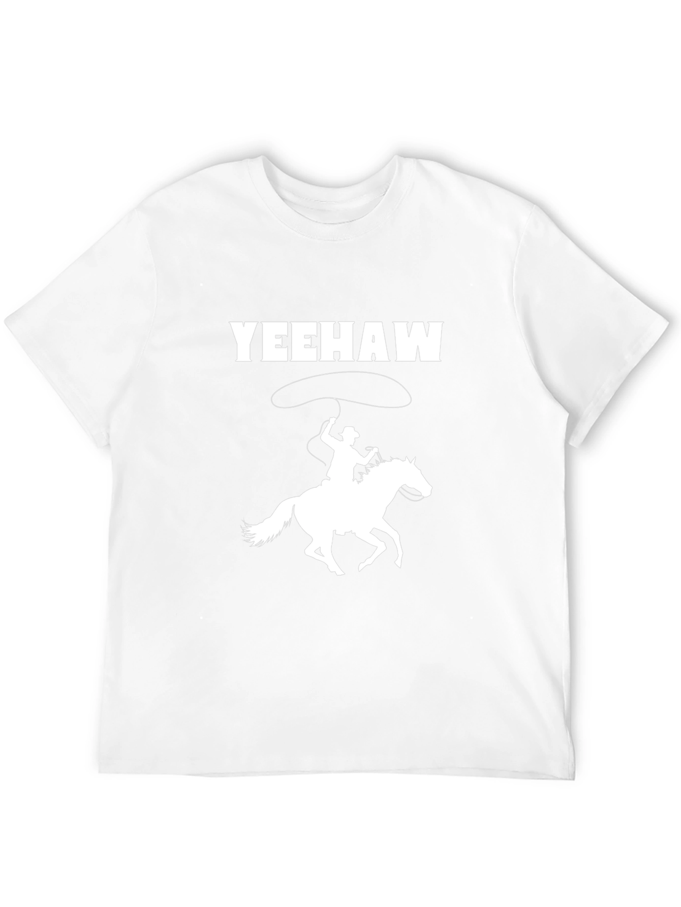 Camiseta Negra Yeehaw Cowboy