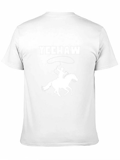 Camiseta Negra Yeehaw Cowboy