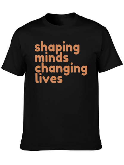Camiseta Negra Shaping Minds Changing Lives