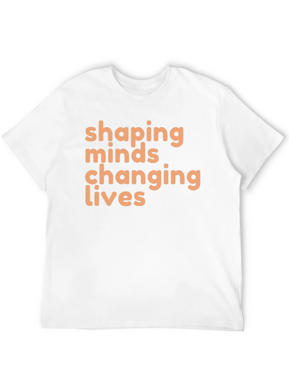 Camiseta Negra Shaping Minds Changing Lives