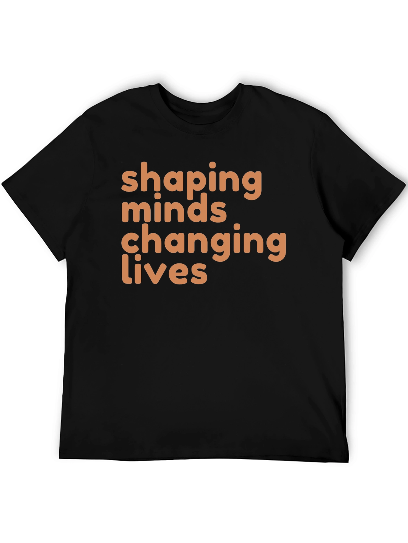 Camiseta Negra Shaping Minds Changing Lives