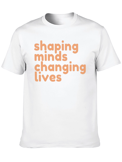 Camiseta Negra Shaping Minds Changing Lives
