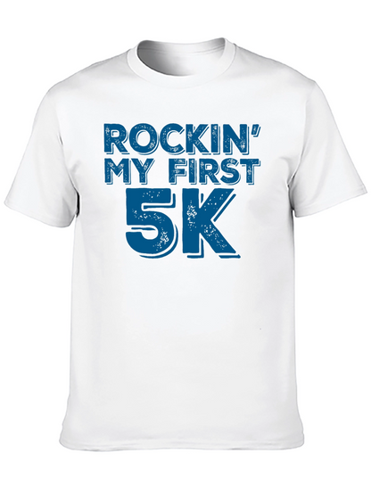 Camiseta Negra Rockin My First 5K