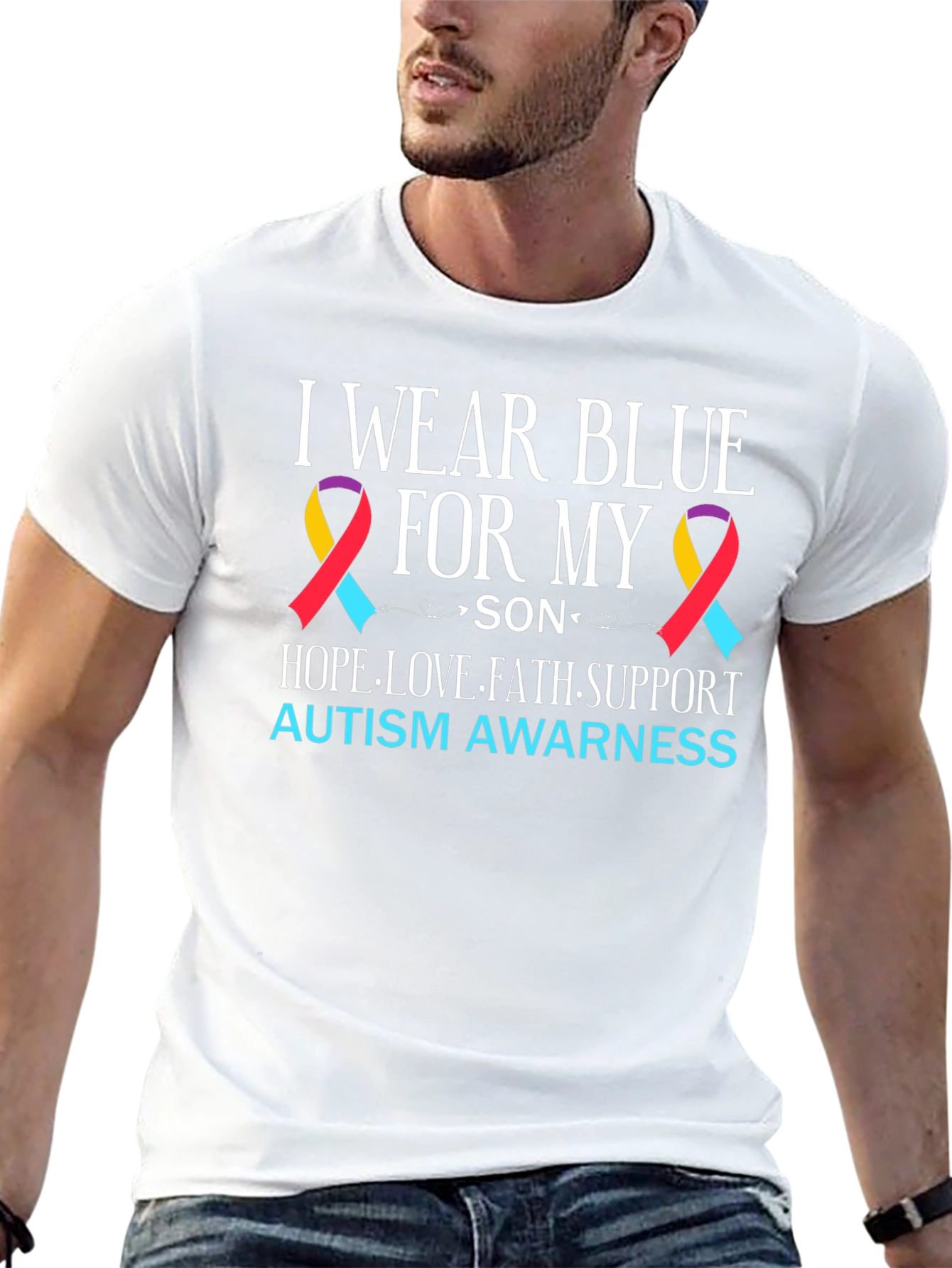 Camiseta de Concientización sobre el Autismo para Hombres