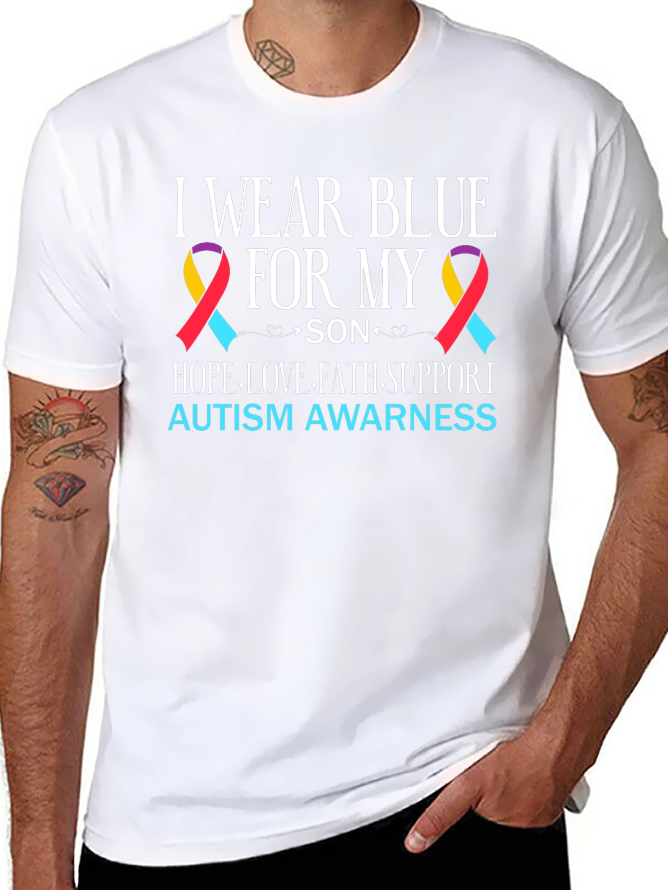 Camiseta de Concientización sobre el Autismo para Hombres