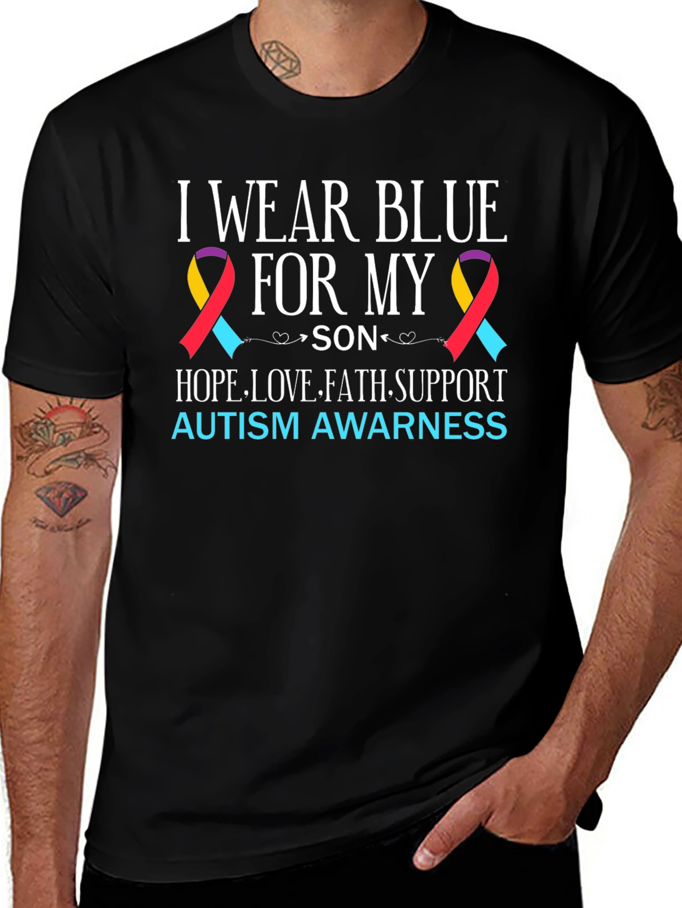 Camiseta de Concientización sobre el Autismo para Hombres