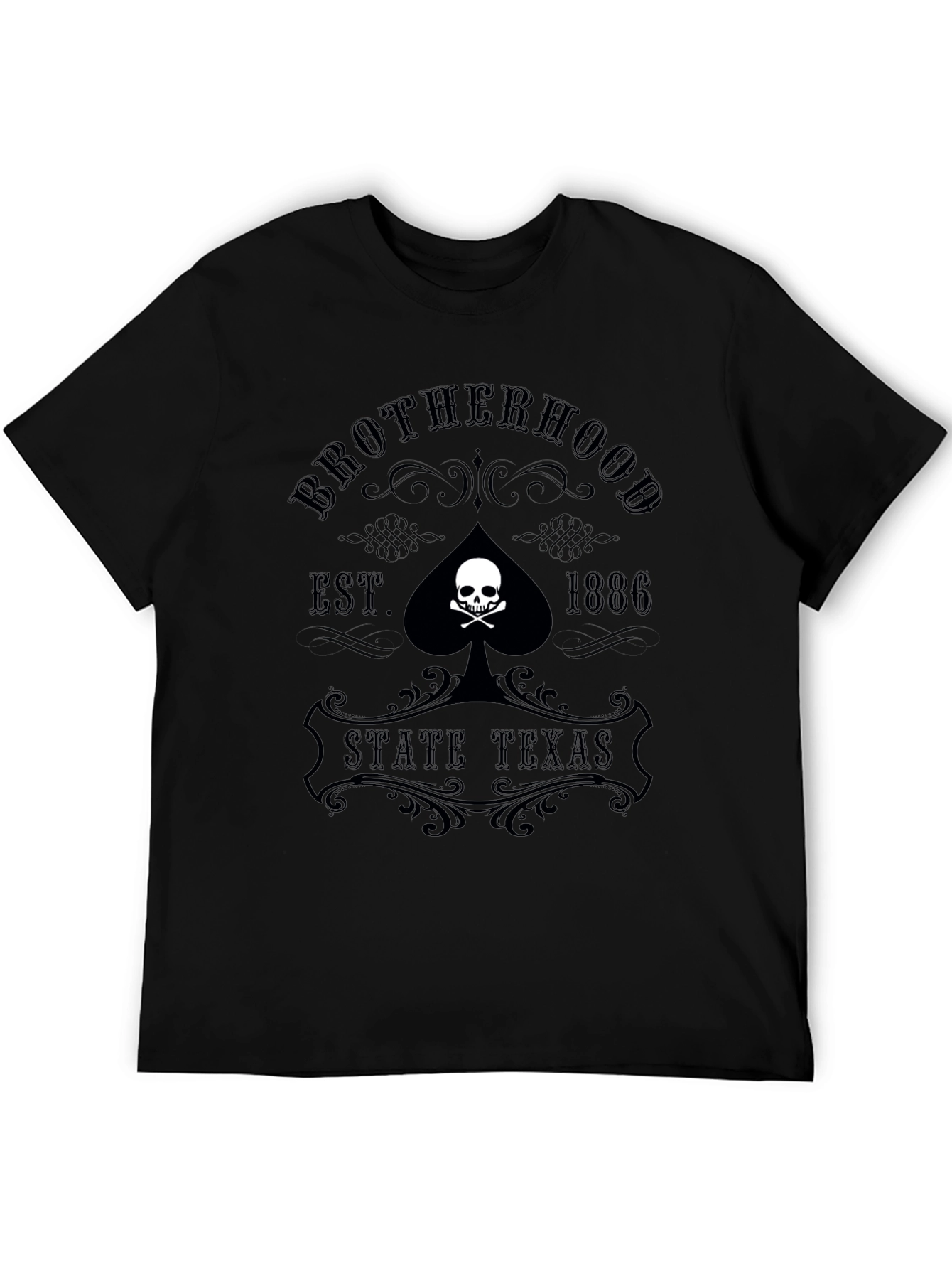 Camiseta Negra Brotherhood State Texas