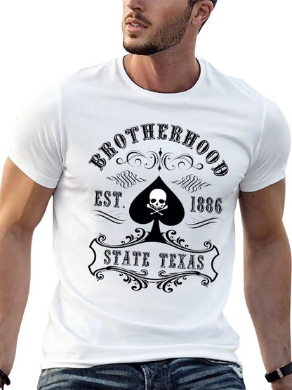 Camiseta Negra Brotherhood State Texas