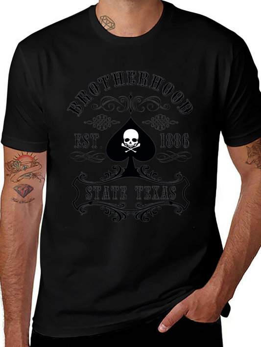 Camiseta Negra Brotherhood State Texas