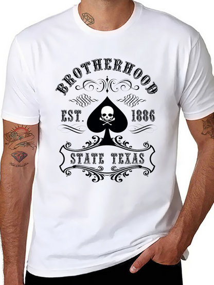 Camiseta Negra Brotherhood State Texas