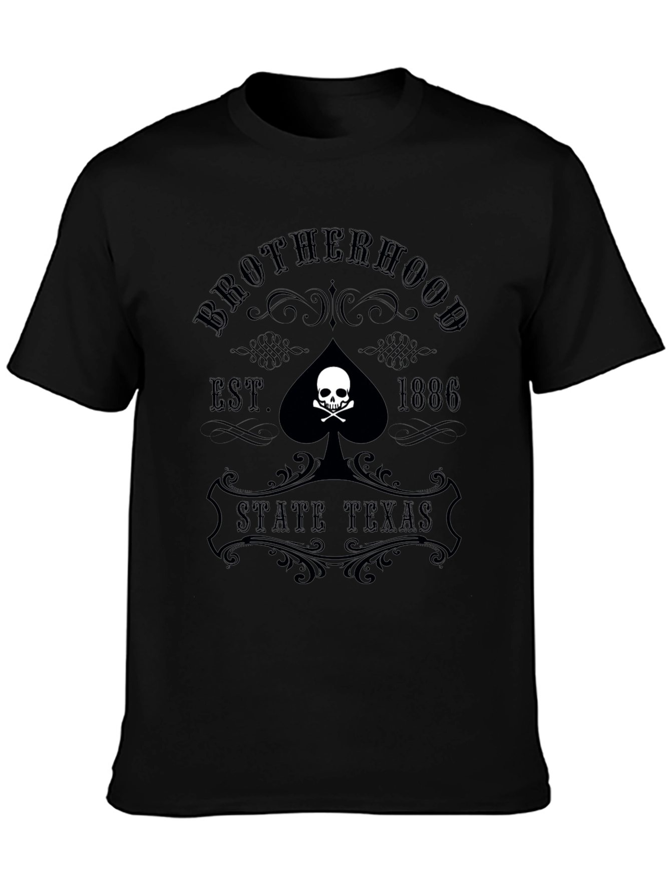 Camiseta Negra Brotherhood State Texas