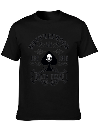 Camiseta Negra Brotherhood State Texas