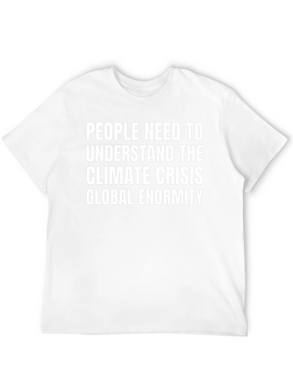 Camiseta Negra: Crisis Climática Global