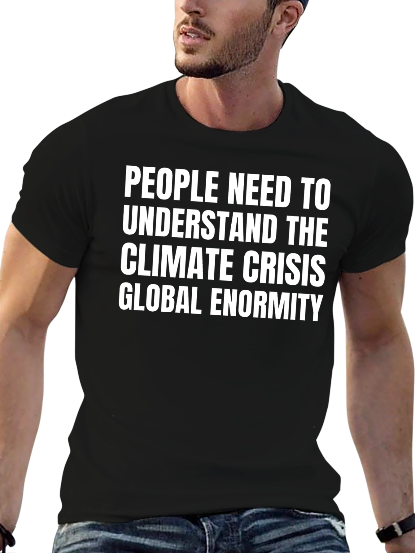 Camiseta Negra: Crisis Climática Global