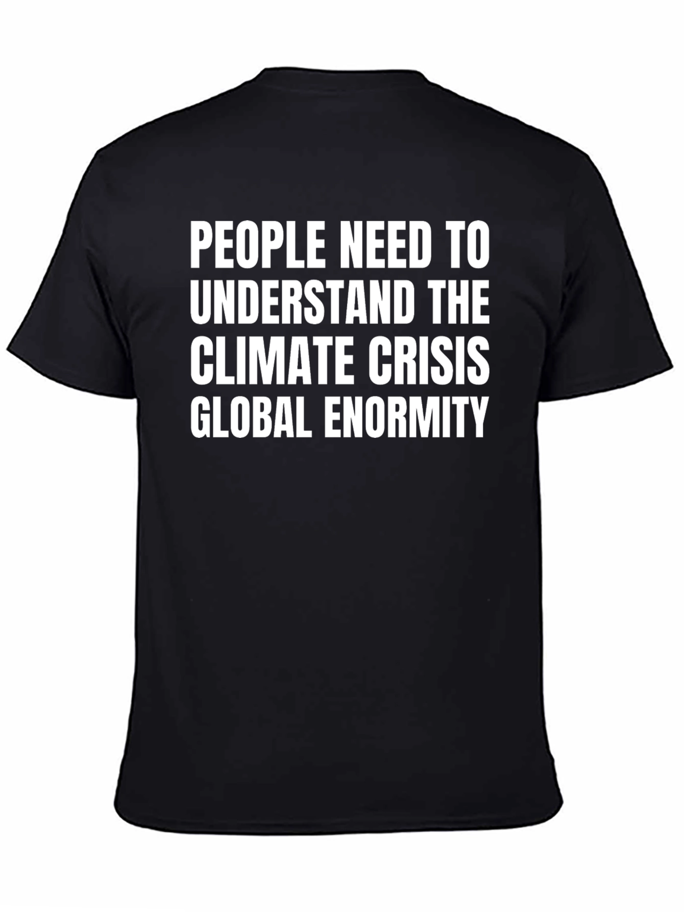 Camiseta Negra: Crisis Climática Global