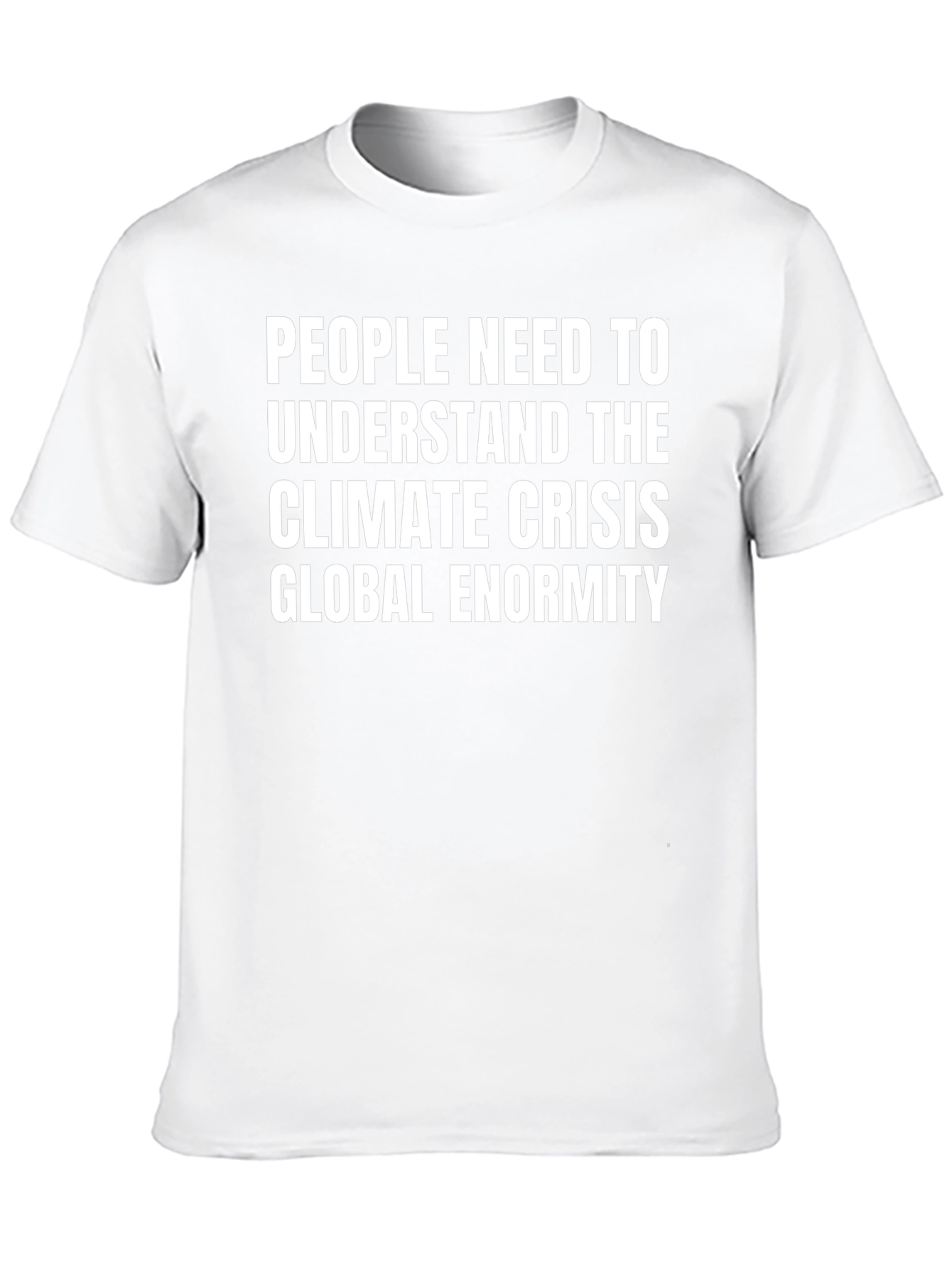Camiseta Negra: Crisis Climática Global