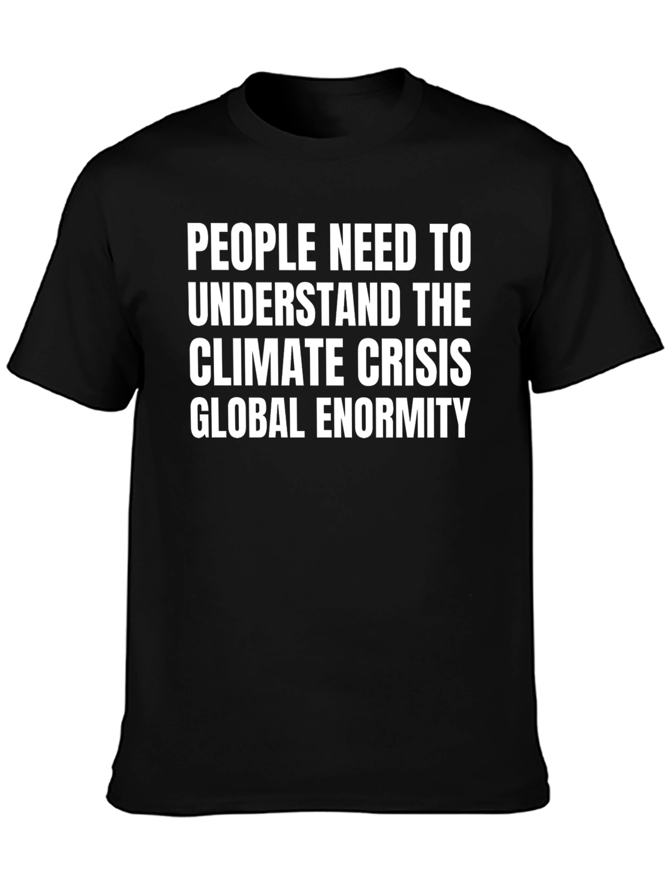 Camiseta Negra: Crisis Climática Global