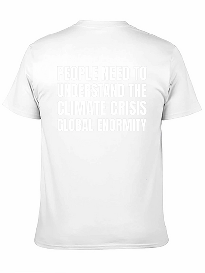 Camiseta Negra: Crisis Climática Global