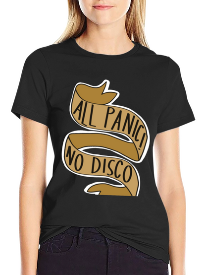 Camiseta Negra All Panic! No Disco