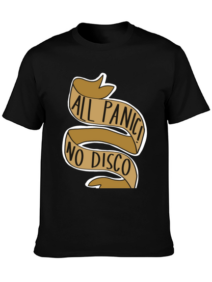 Camiseta Negra All Panic! No Disco