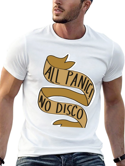 Camiseta Negra All Panic! No Disco