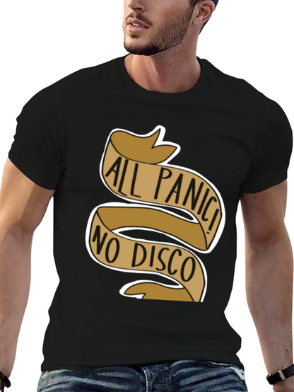 Camiseta Negra All Panic! No Disco