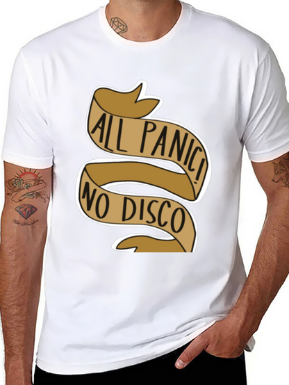 Camiseta Negra All Panic! No Disco