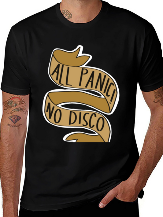 Camiseta Negra All Panic! No Disco