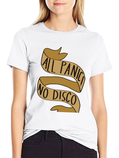 Camiseta Negra All Panic! No Disco