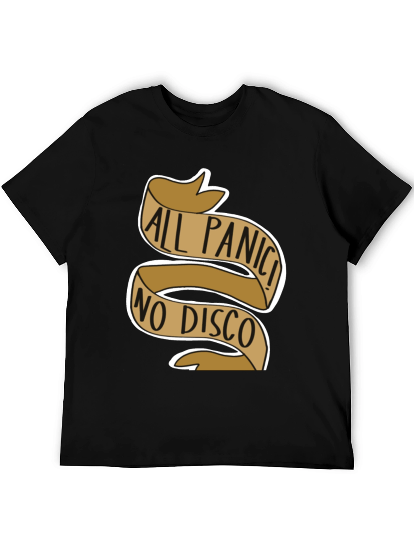 Camiseta Negra All Panic! No Disco