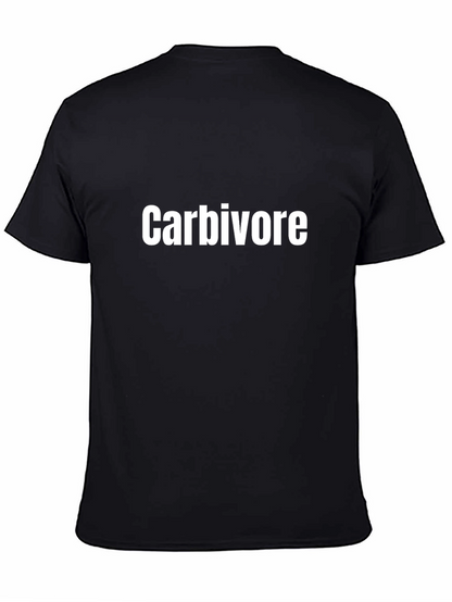 Camiseta Negra Carbívoro para Hombre