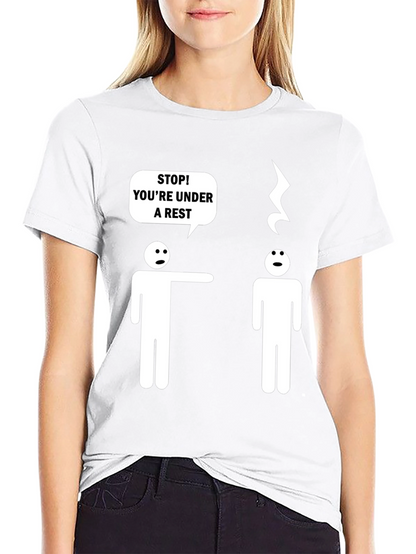 Camiseta Negra Humor Musical Bajo Arresto