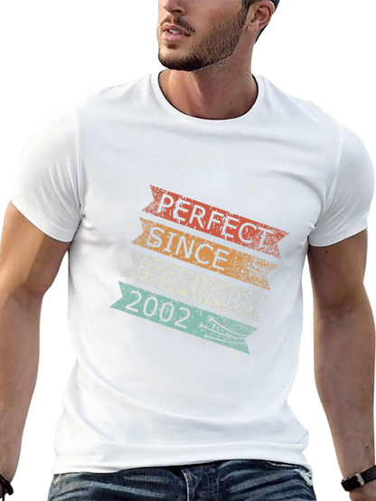 Camiseta Retro Cumpleaños Febrero 2002