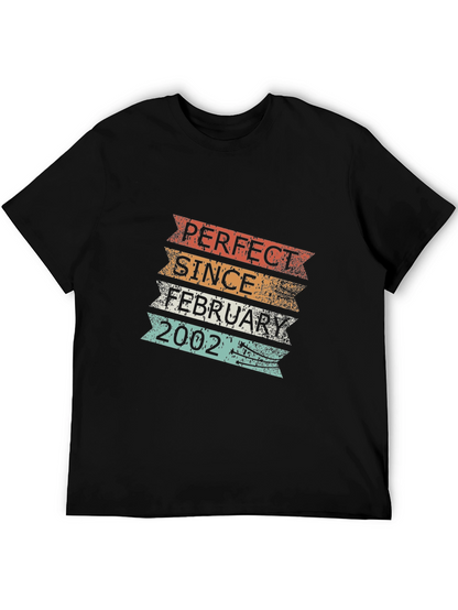 Camiseta Retro Cumpleaños Febrero 2002