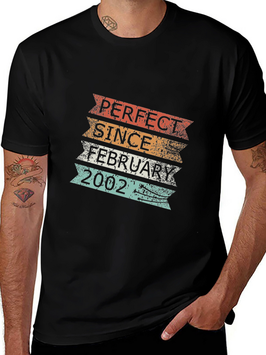 Camiseta Retro Cumpleaños Febrero 2002