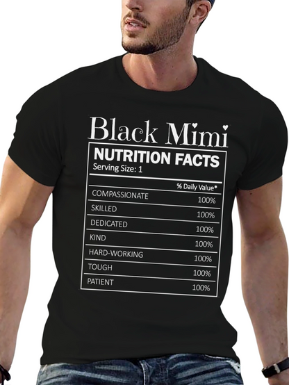 Camiseta Negra Black Mimi Nutrition Facts