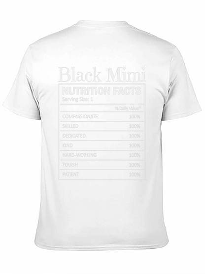Camiseta Negra Black Mimi Nutrition Facts