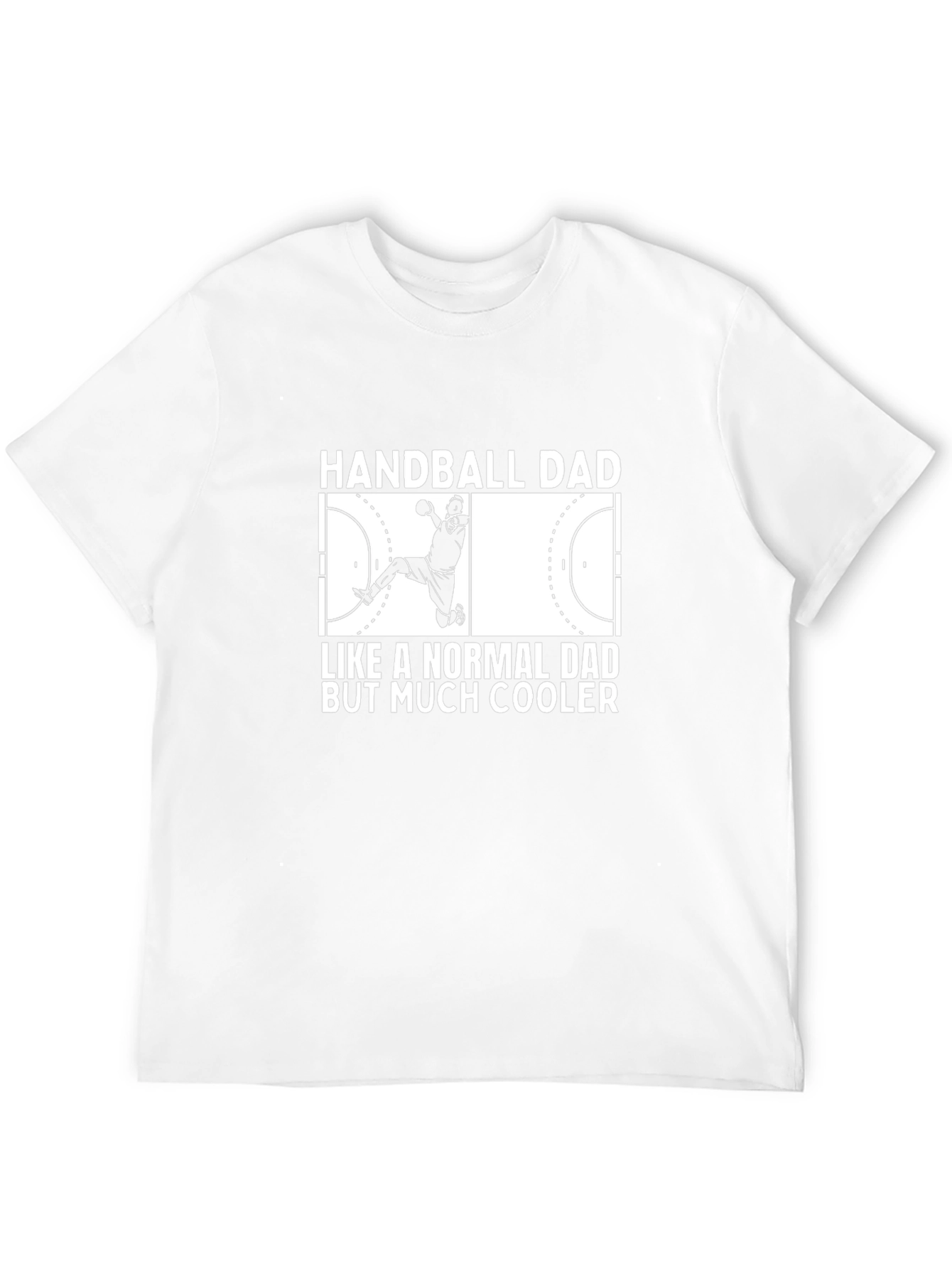 Camiseta Hombre Handball Dad Regalo Original