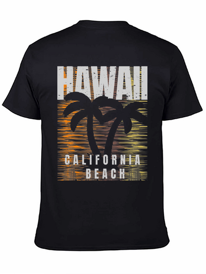 Camiseta Hombre Hawaii California Beach