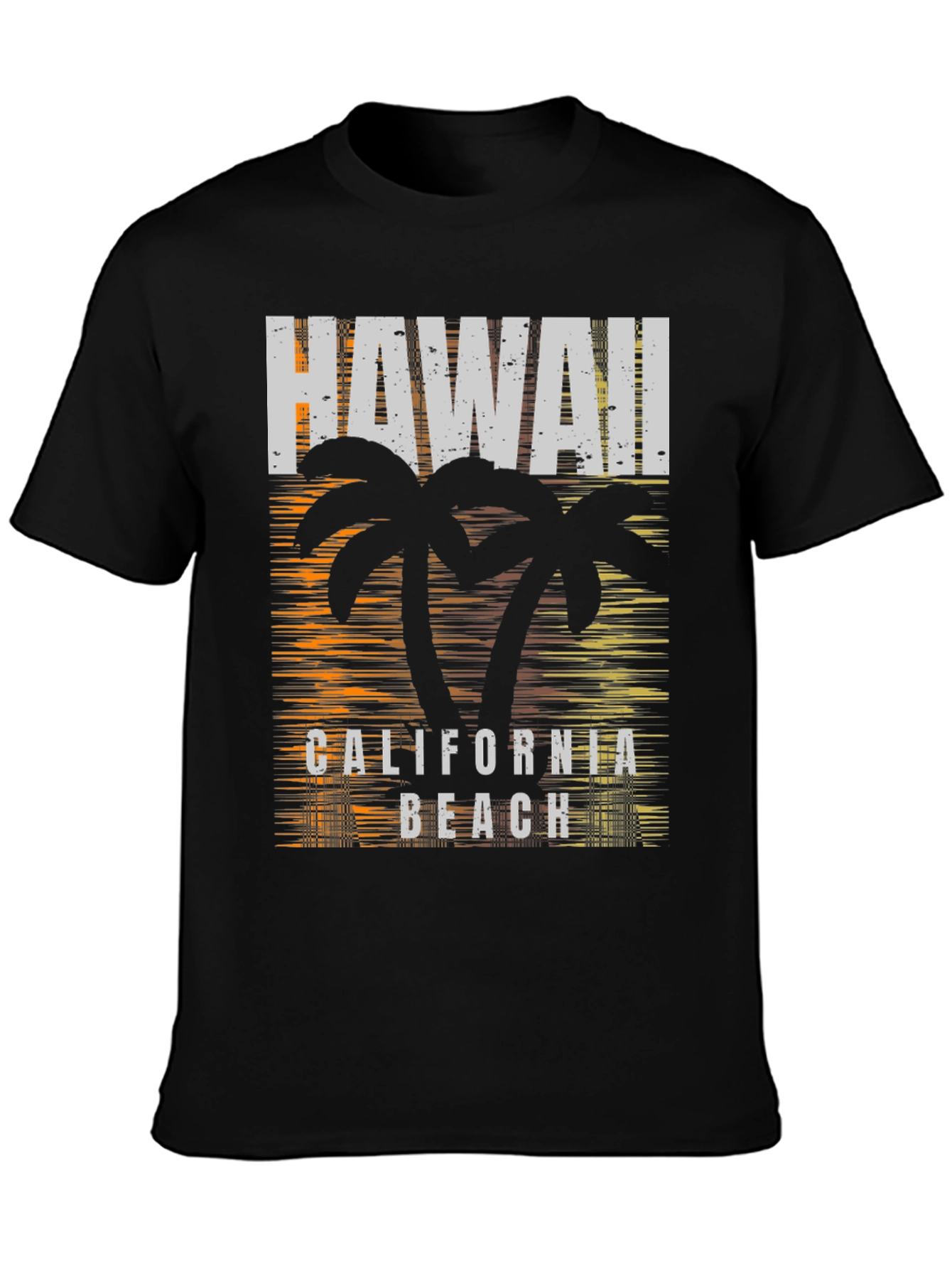Camiseta Hombre Hawaii California Beach