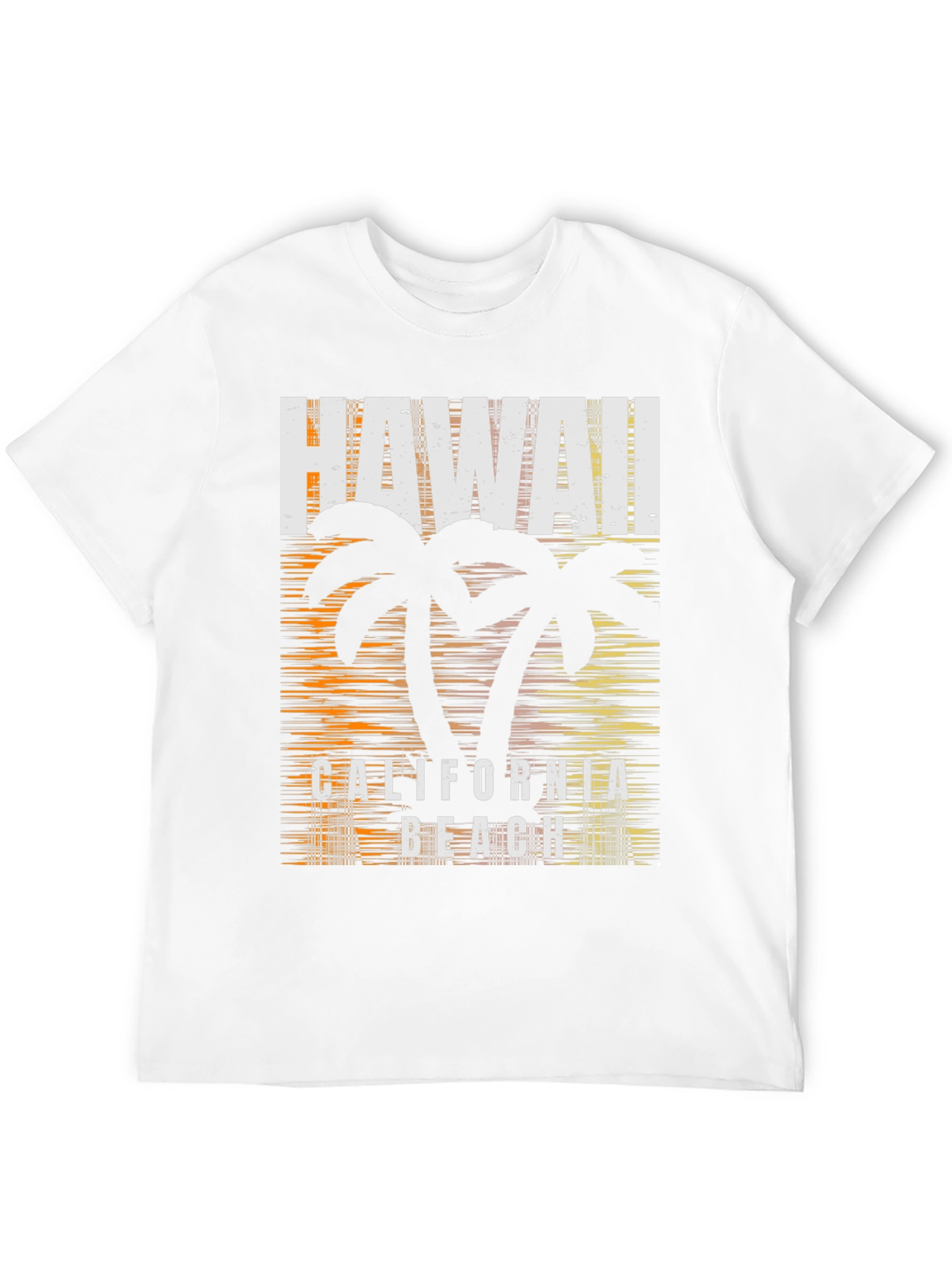 Camiseta Hombre Hawaii California Beach