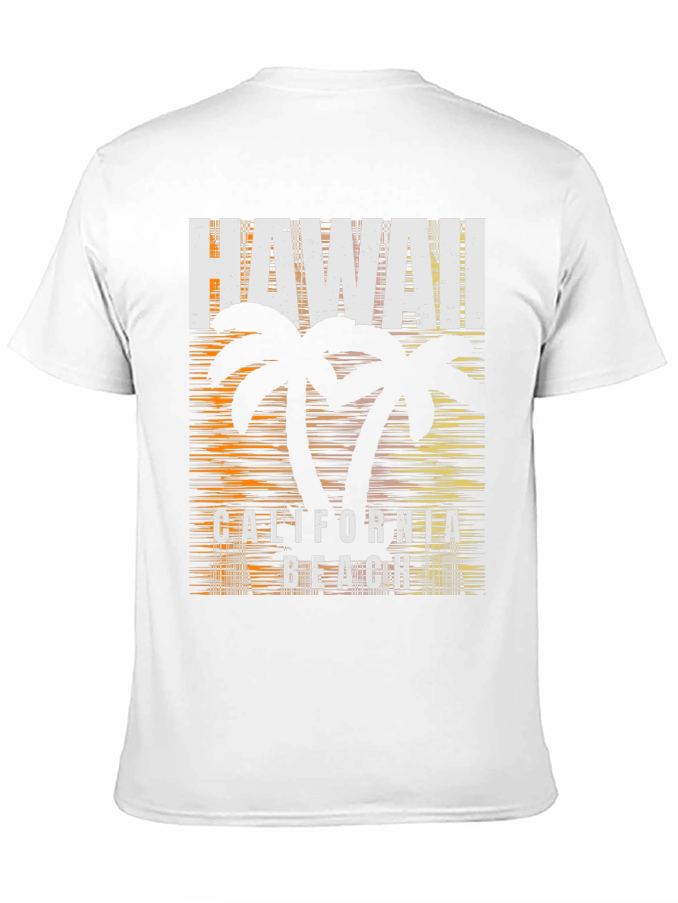 Camiseta Hombre Hawaii California Beach