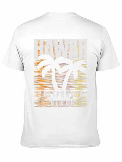 Camiseta Hombre Hawaii California Beach