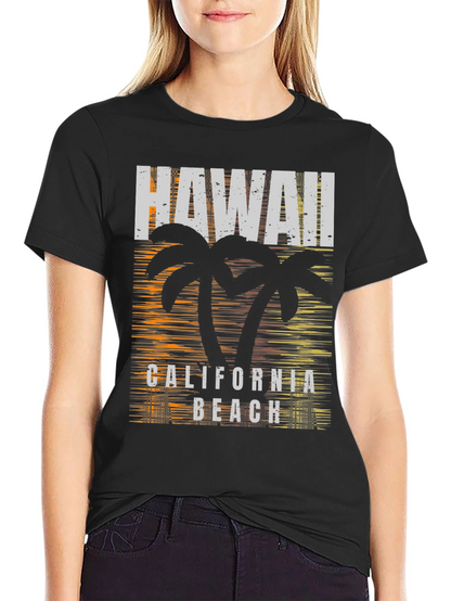 Camiseta Hombre Hawaii California Beach
