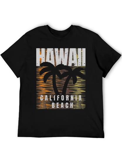 Camiseta Hombre Hawaii California Beach
