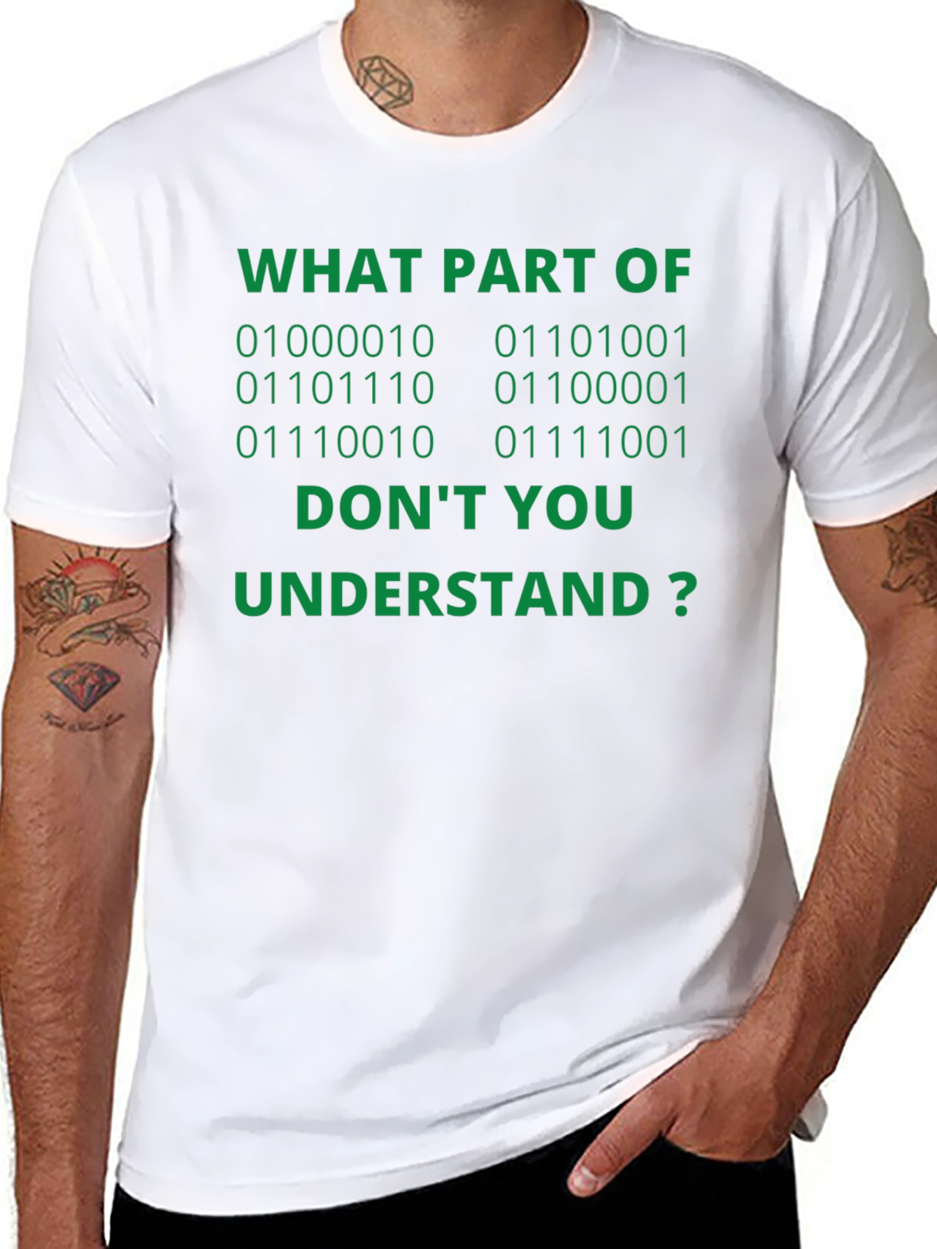 Camiseta Negra: ¿Qué Parte de Binario No Entiendes?